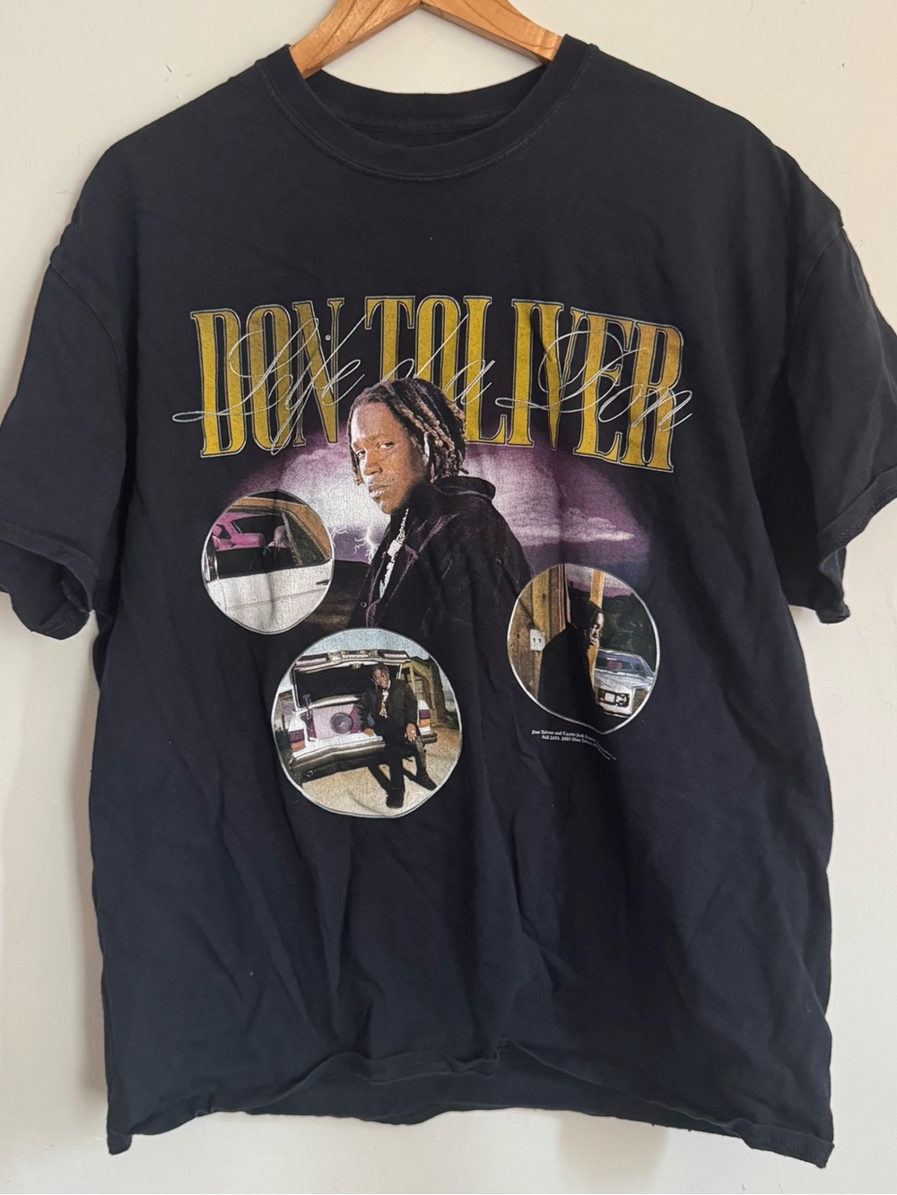 Don Toliver Life Of A Don Tour Graphic T-shirt Men X-Large Teal Black Music